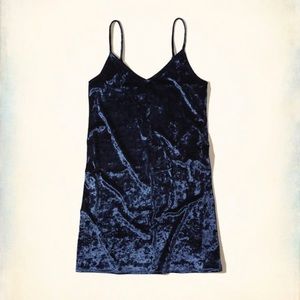 Crushed Velvet Mini Dress